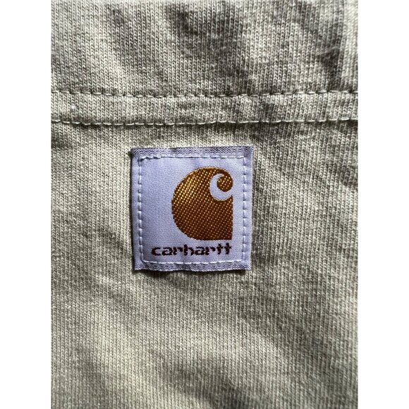 Carhartt Loose Fit Short Sleeve T-Shirt XL Green With Pocket Mens Workwear Casua - Picture 5 of 8